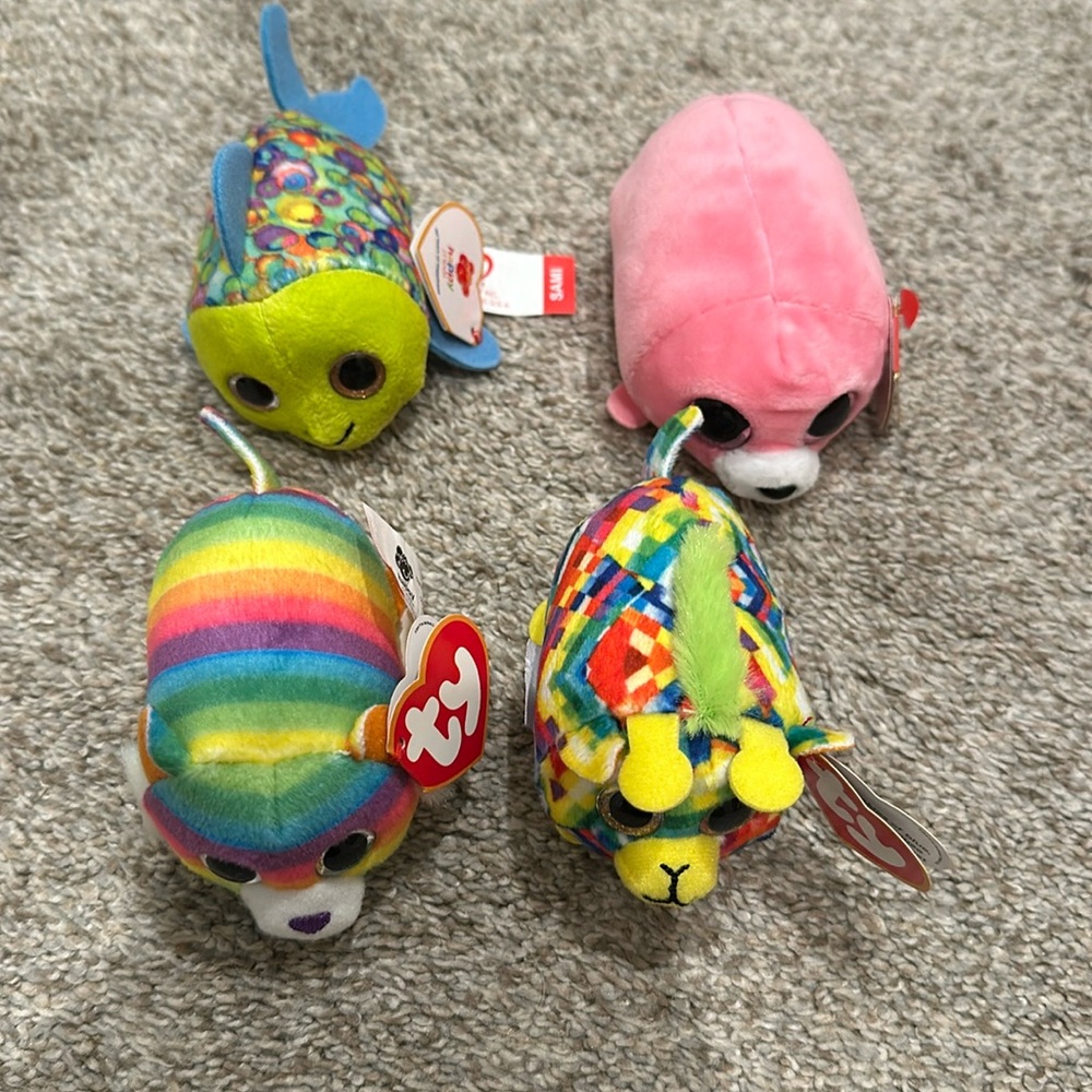 NWT four teeny Ty’s